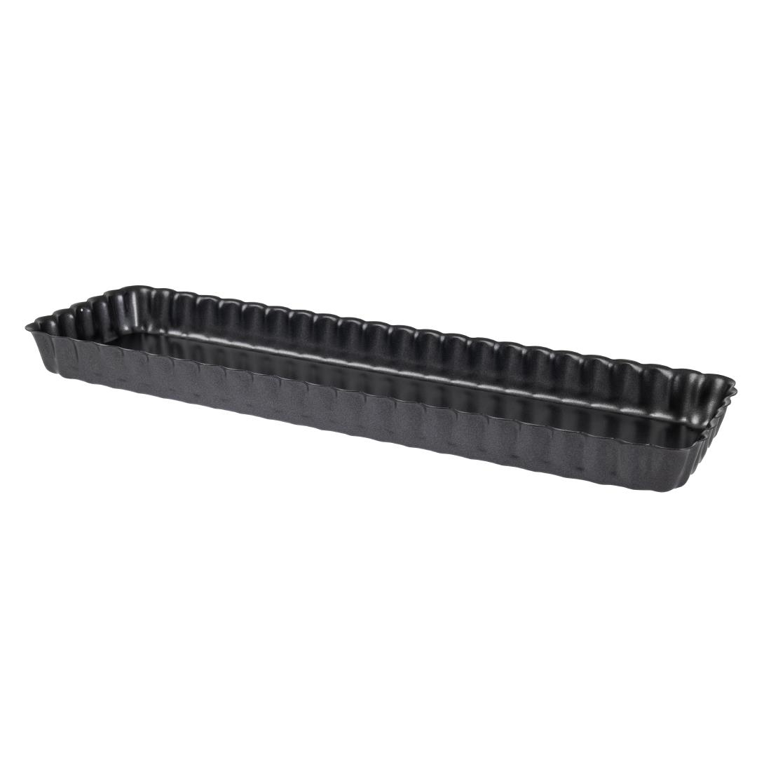 De Buyer Non-Stick Rectangular Tart Mould With Removable Base 36 cm