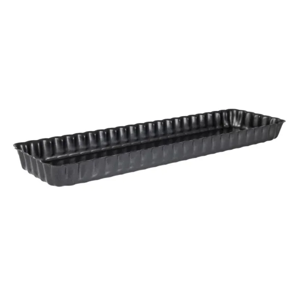 De Buyer Non-Stick Rectangular Tart Mould With Removable Base 36 cm