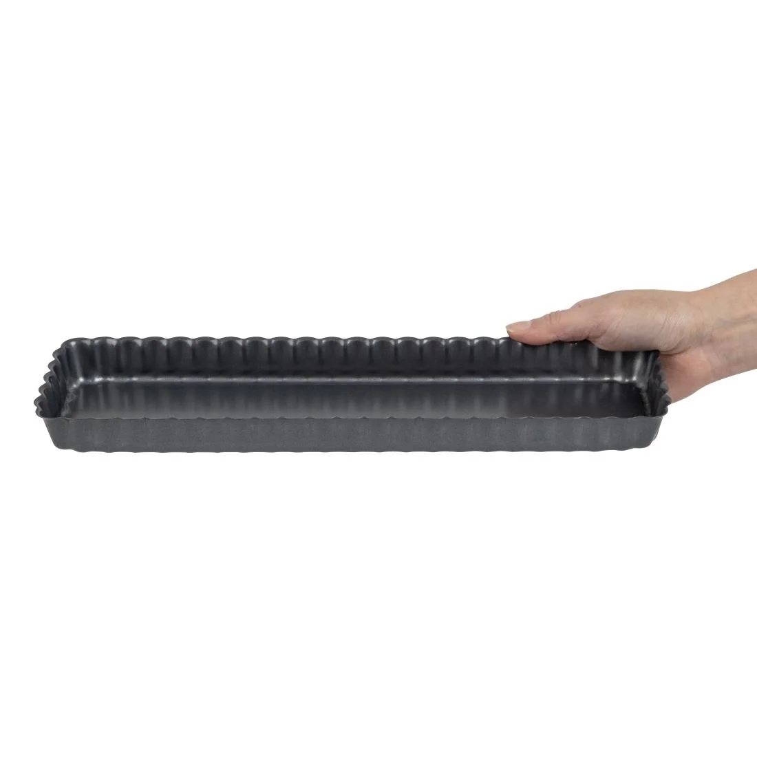 De Buyer Non-Stick Rectangular Tart Mould With Removable Base 36 cm - Image 9