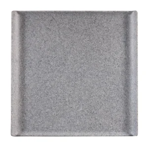 Churchill Melamine Square Tray Granite 303mm