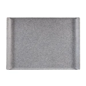 Churchill Melamine Rectangular Tray Granite 530mm