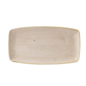 Churchill Stonecast Oblong Plate Nutmeg 350x185mm