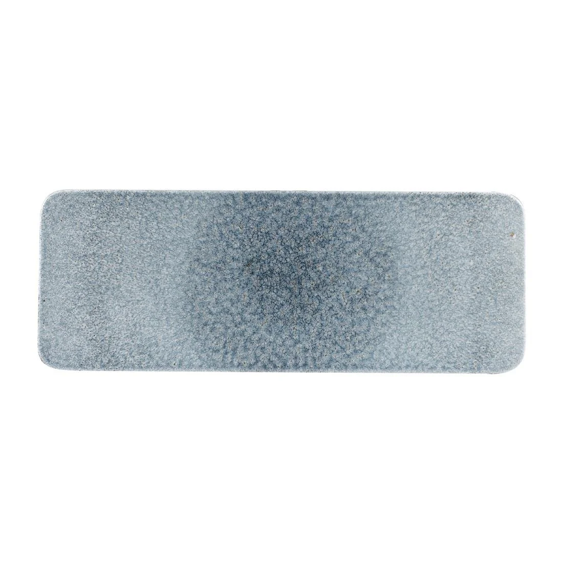 Churchill Raku Rectangular Tiles Topaz Blue 140 x 376mm (4 Pack)