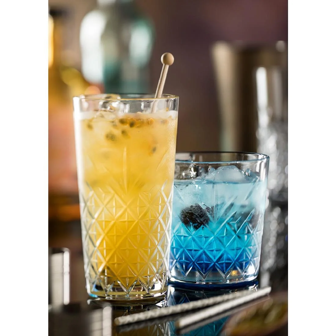 Utopia Timeless Vintage Stackable Hiball Glasses 450ml (12 pack) - Image 2