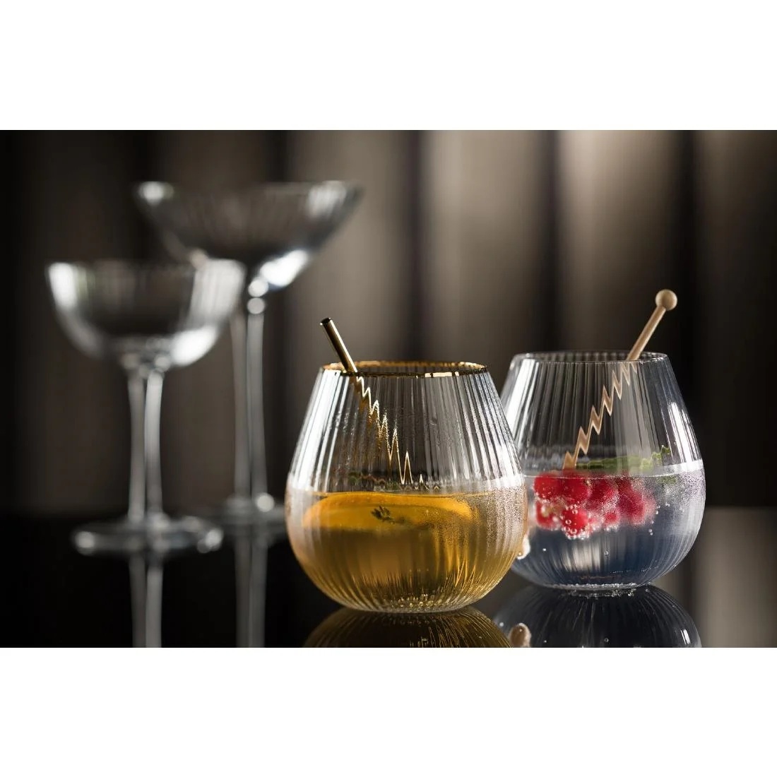 Utopia Hayworth Stemless Gin Glasses 650ml (6 Pack) - Image 2