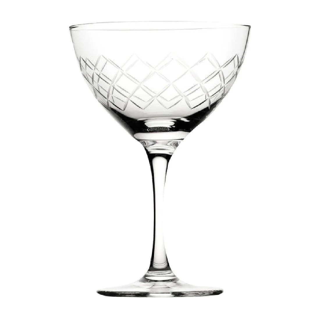 Utopia Raffles Diamond Martini Glasses 190ml (6 Pack)