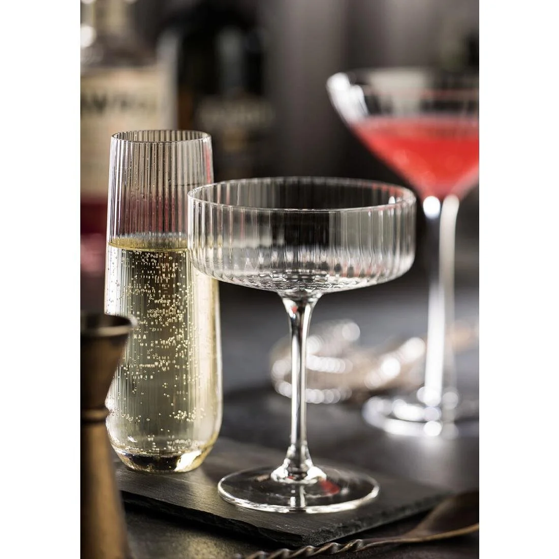 Utopia Hayworth Champagne Glasses 300ml (6 Pack) - Image 2