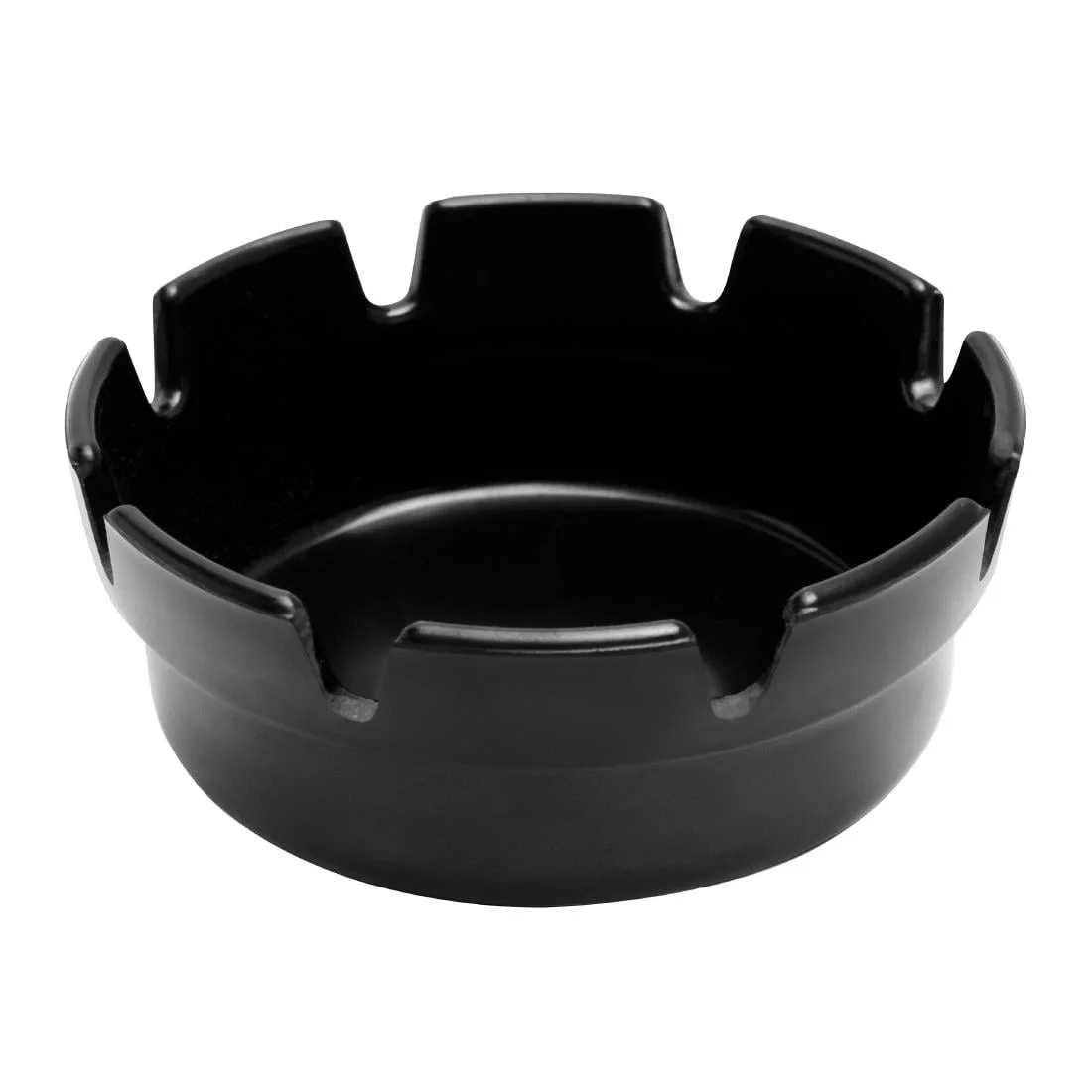 Beaumont Black Melamine Ashtray 177mm (10 Pack)