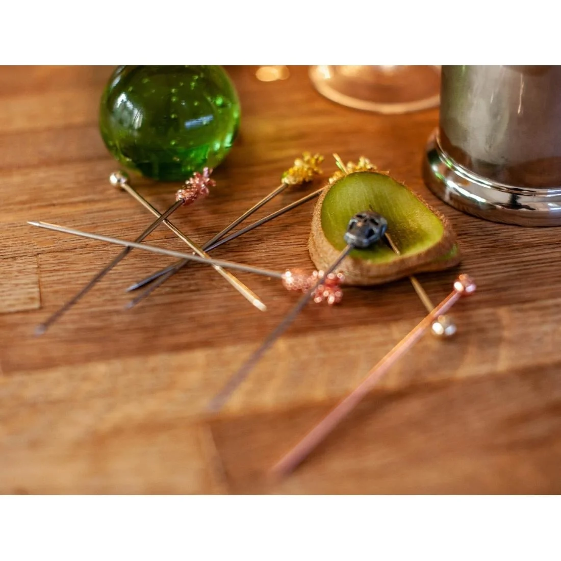Beaumont Ball Garnish Pick Copper Plated (10 Pack) - Image 2