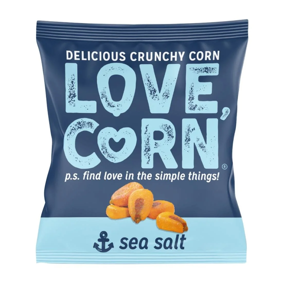 LOVE CORN Sea Salt Crunchy Corn Snack 20g (24 Pack)