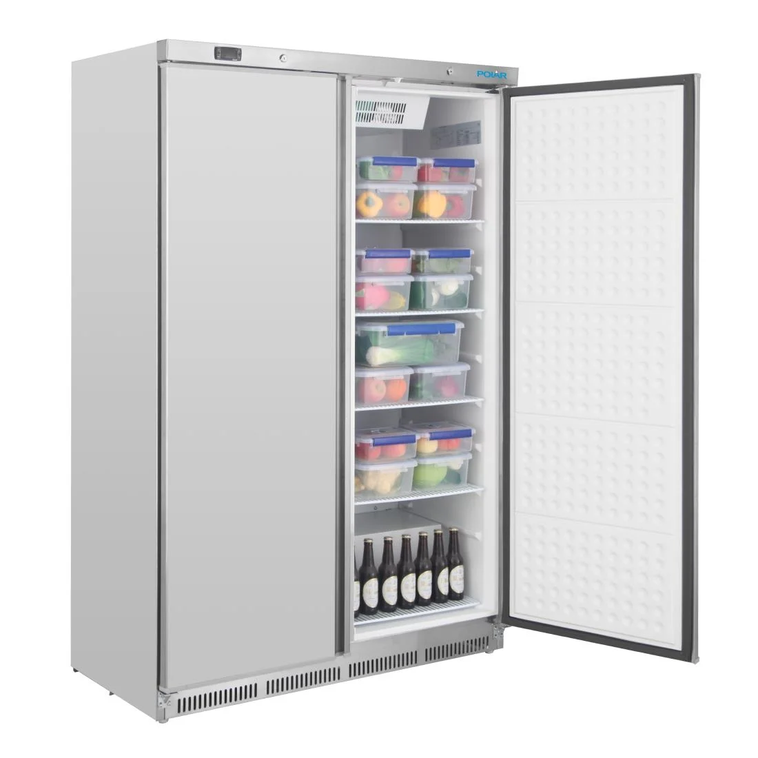 Polar C-Series Double Door Fridge Stainless Steel - Image 5
