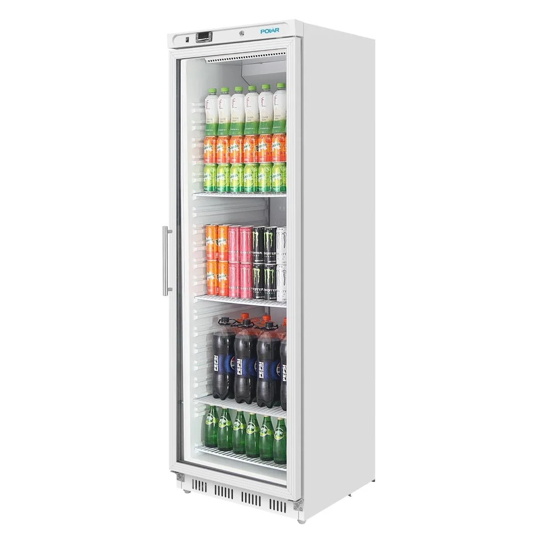 Polar C-Series Upright Display Fridge White 400Ltr - Image 3