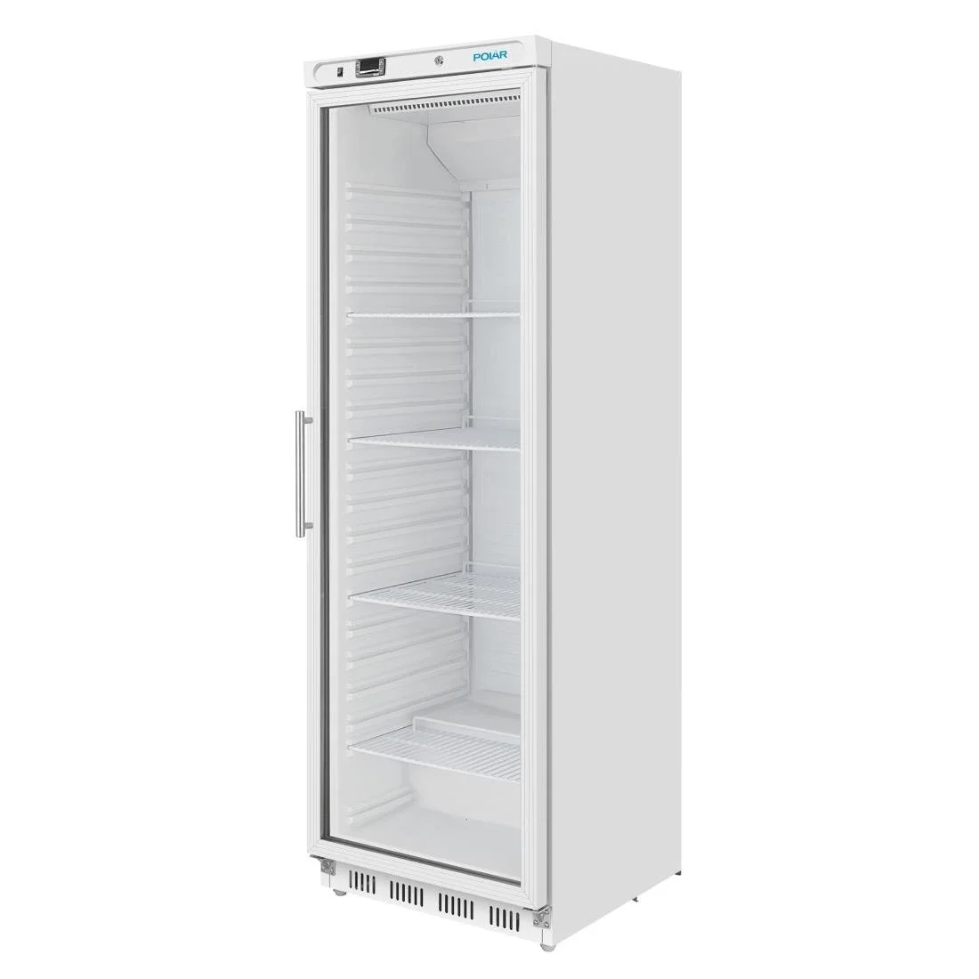 Polar C-Series Upright Display Fridge White 400Ltr