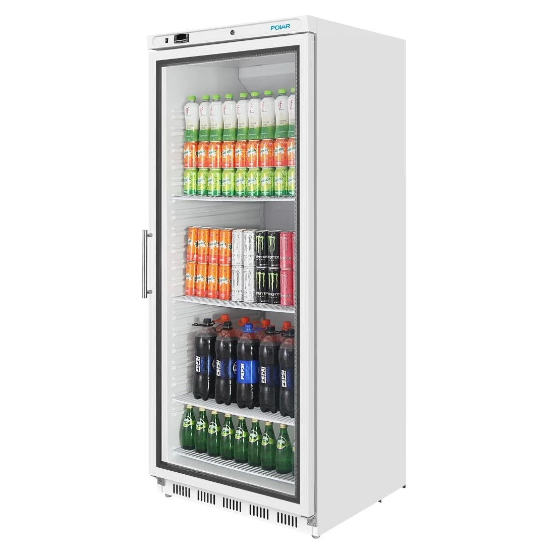 Polar C-Series Upright Display Fridge White 600Ltr - Image 3