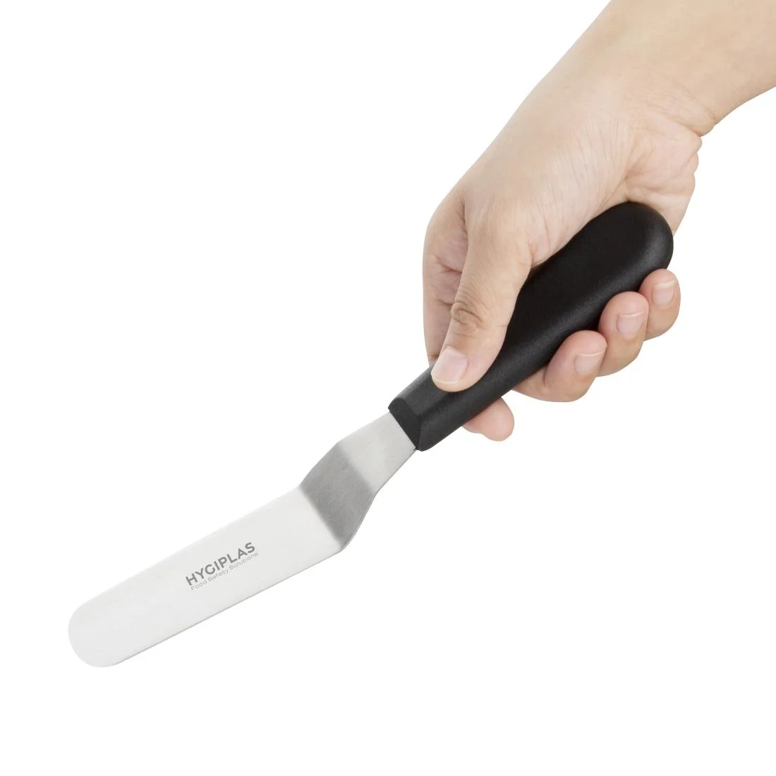 Hygiplas Angled Blade Palette Knife Black 10cm - Image 2