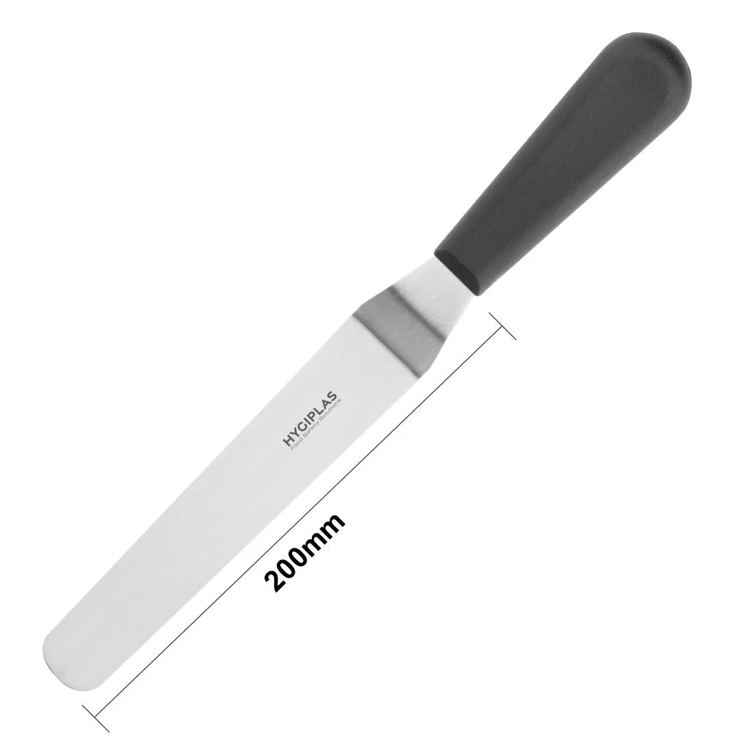 Hygiplas Angled Blade Palette Knife Black 10cm - Image 5