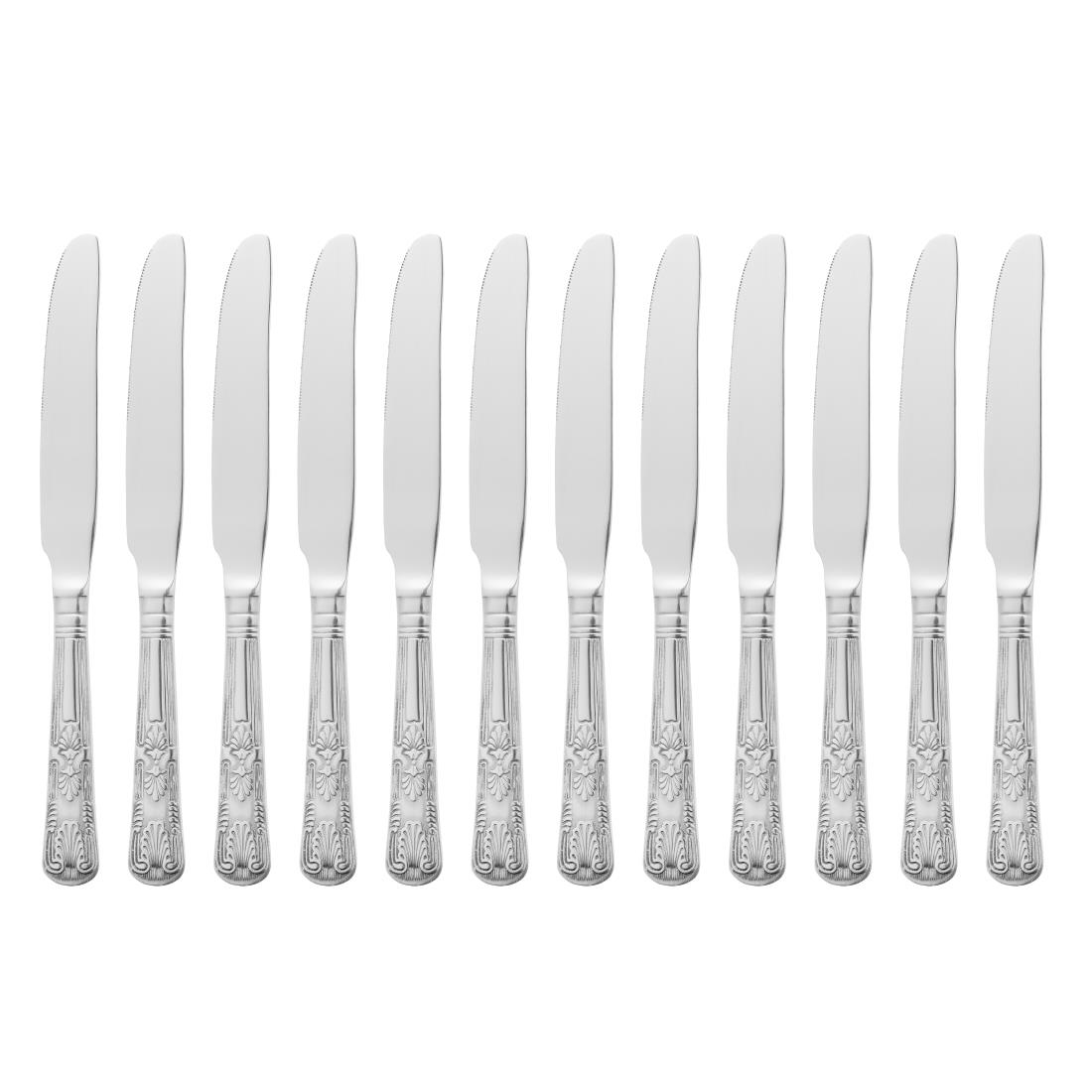 Olympia Kings Solid Handle Dessert Knife