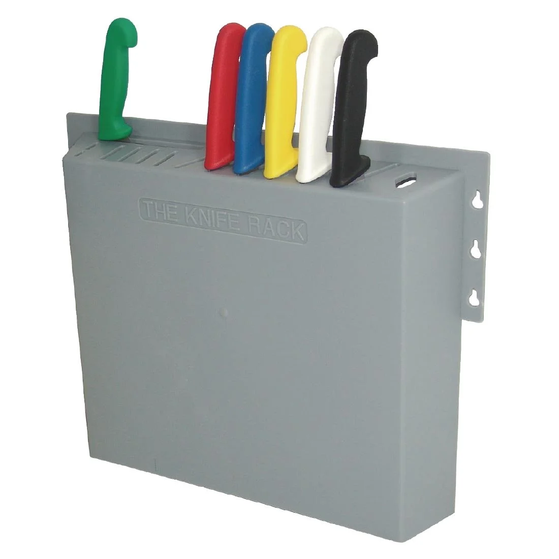 Hygiplas Plastic Knife Wall Rack 14 Slots - Image 2