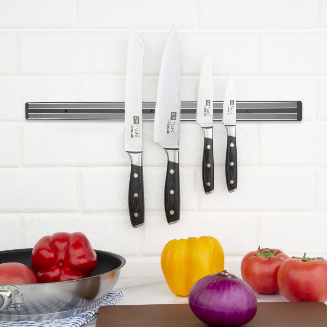 Vogue Magnetic Knife Rack Large