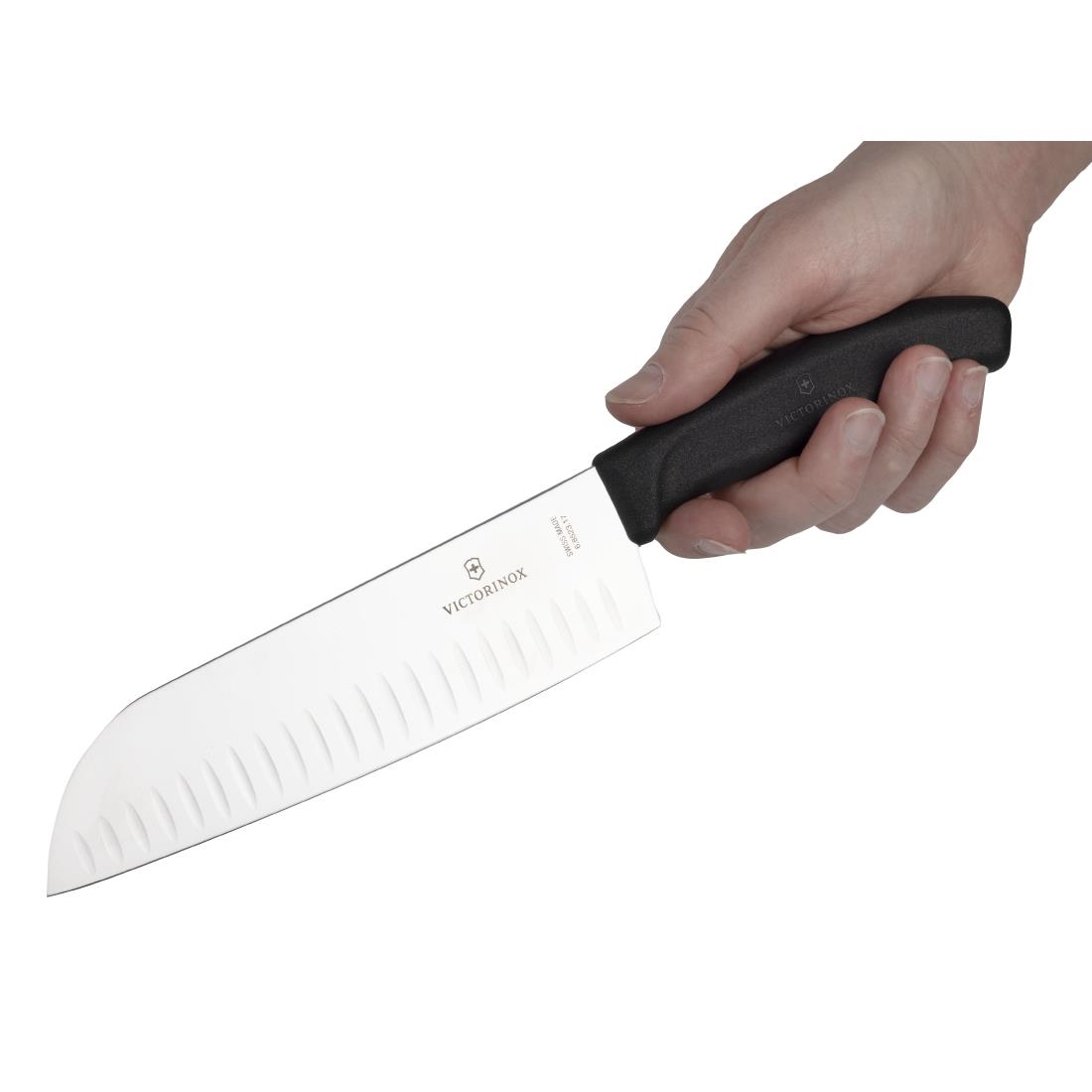 Victorinox Scalloped Edged Santoku Knife 17cm