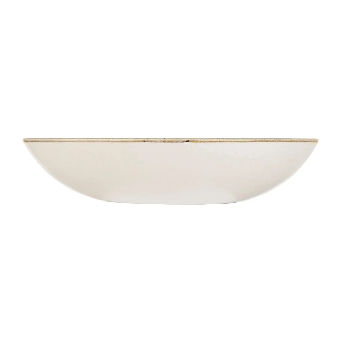 Churchill Studio Prints Homespun Stone Grey Coupe Plate 182mm - Image 2