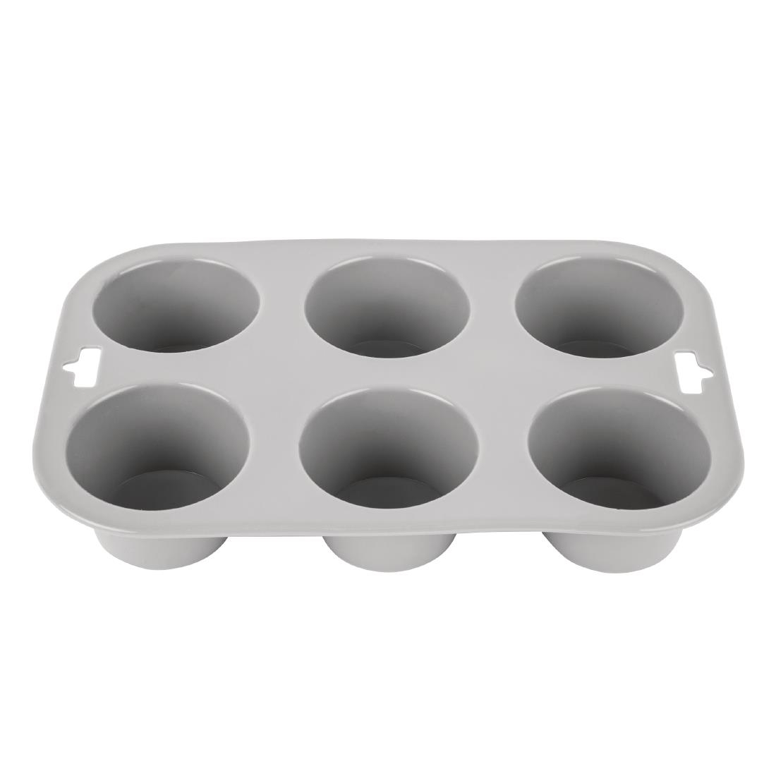Vogue Flexible Silicone Six Hole Muffin Pan
