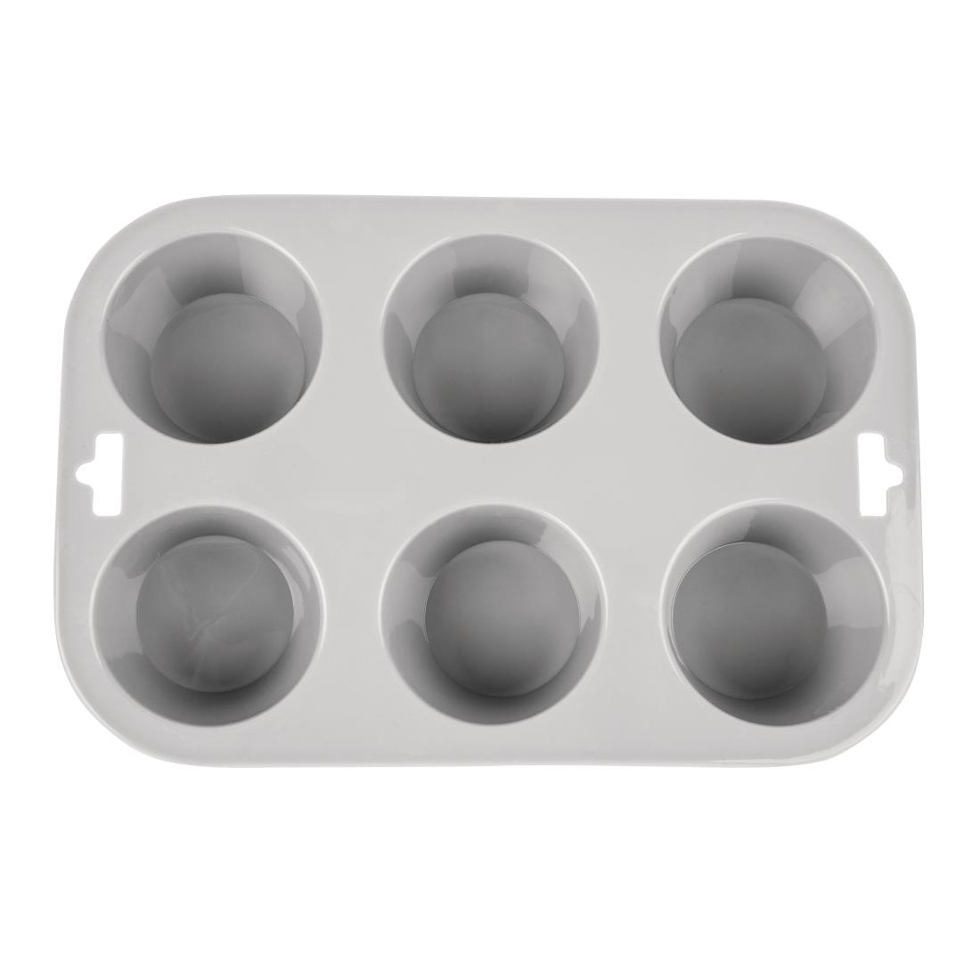 Vogue Flexible Silicone Six Hole Muffin Pan