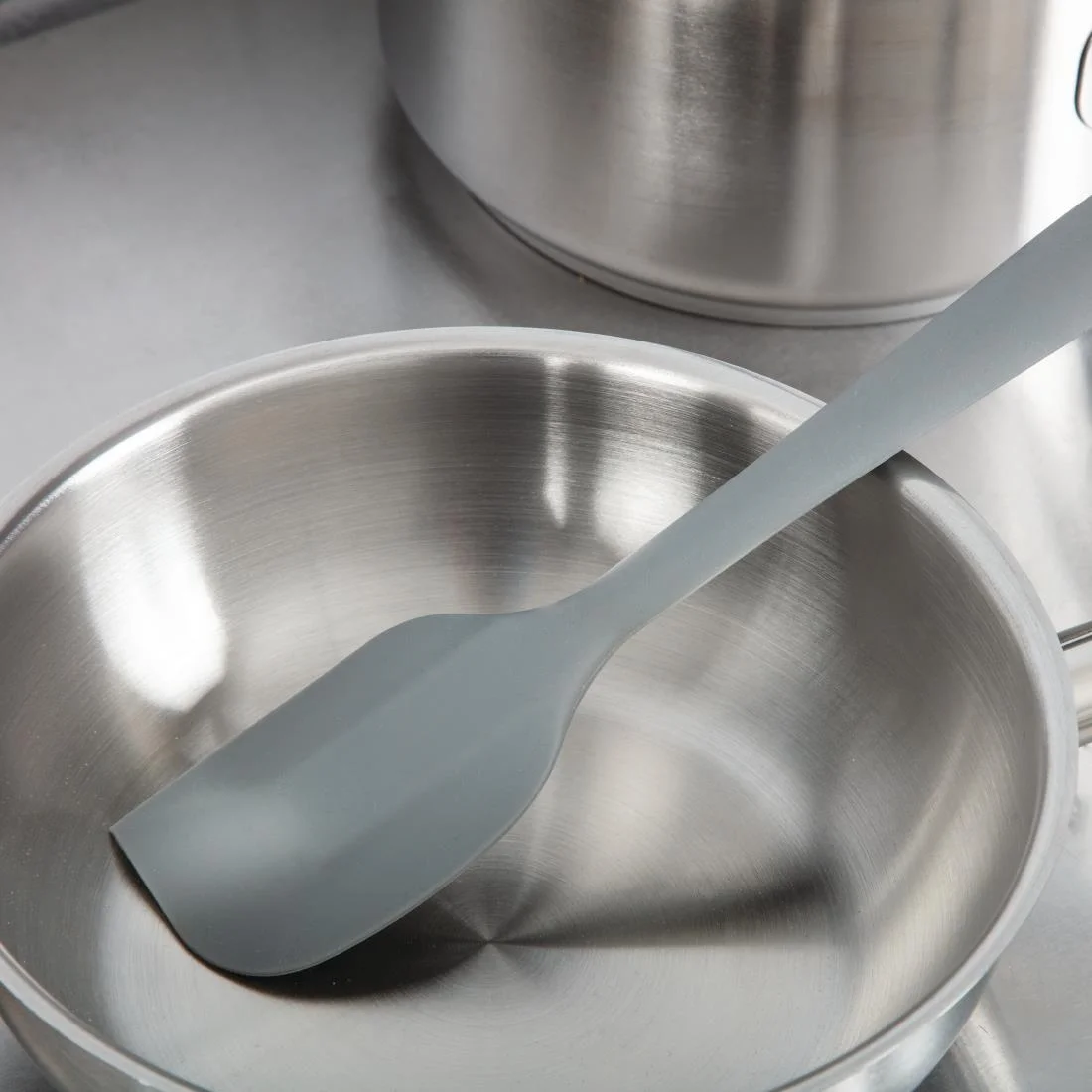 Vogue Silicone High Heat Large Spatula Grey - Image 4