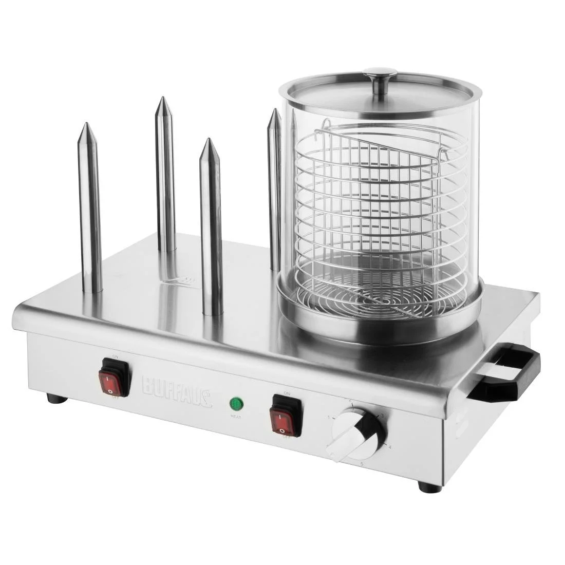Buffalo 4 Spike Hot Dog Warmer - Image 2