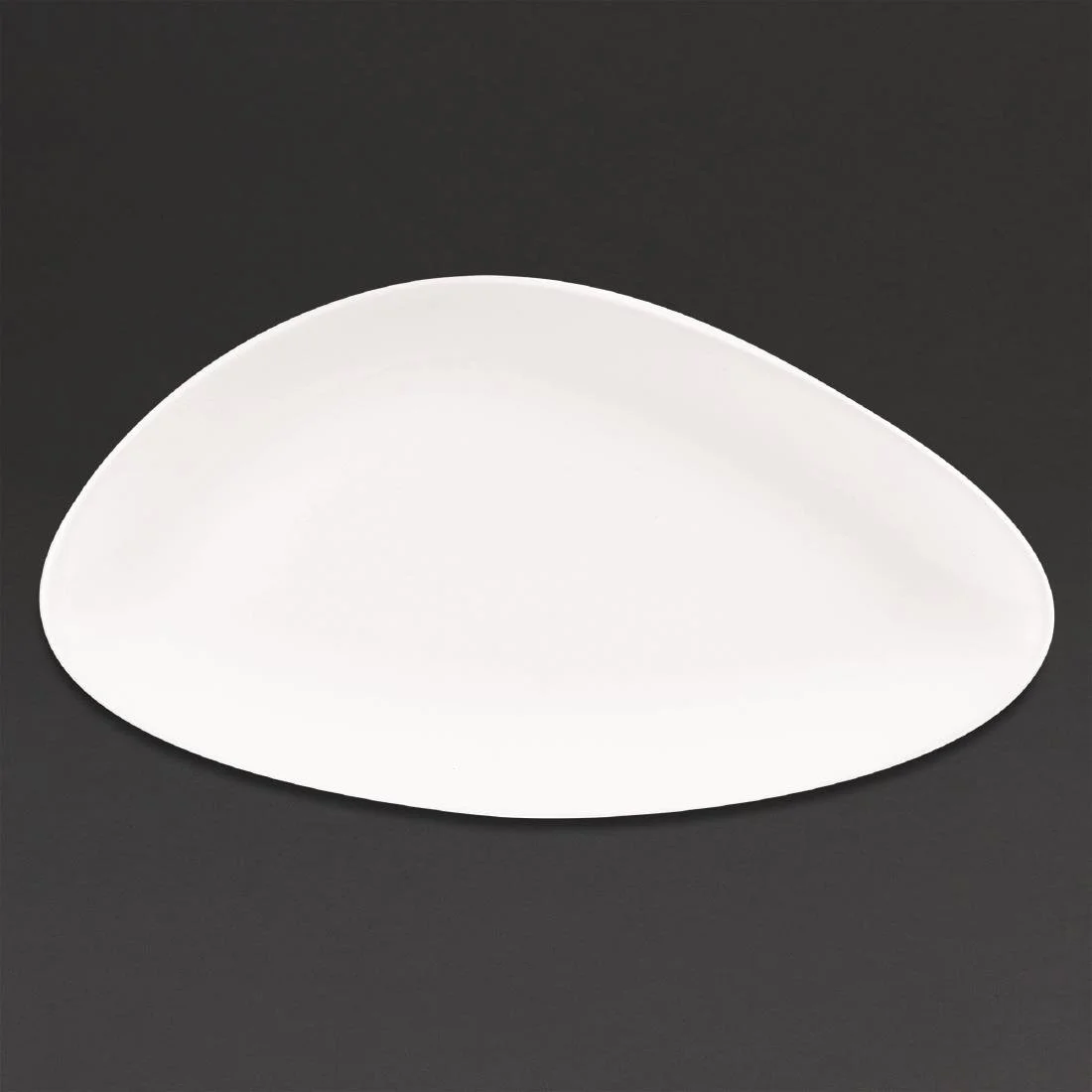 Churchill Lotus Triangular Plates White 350mm (6 Pack) - Image 2