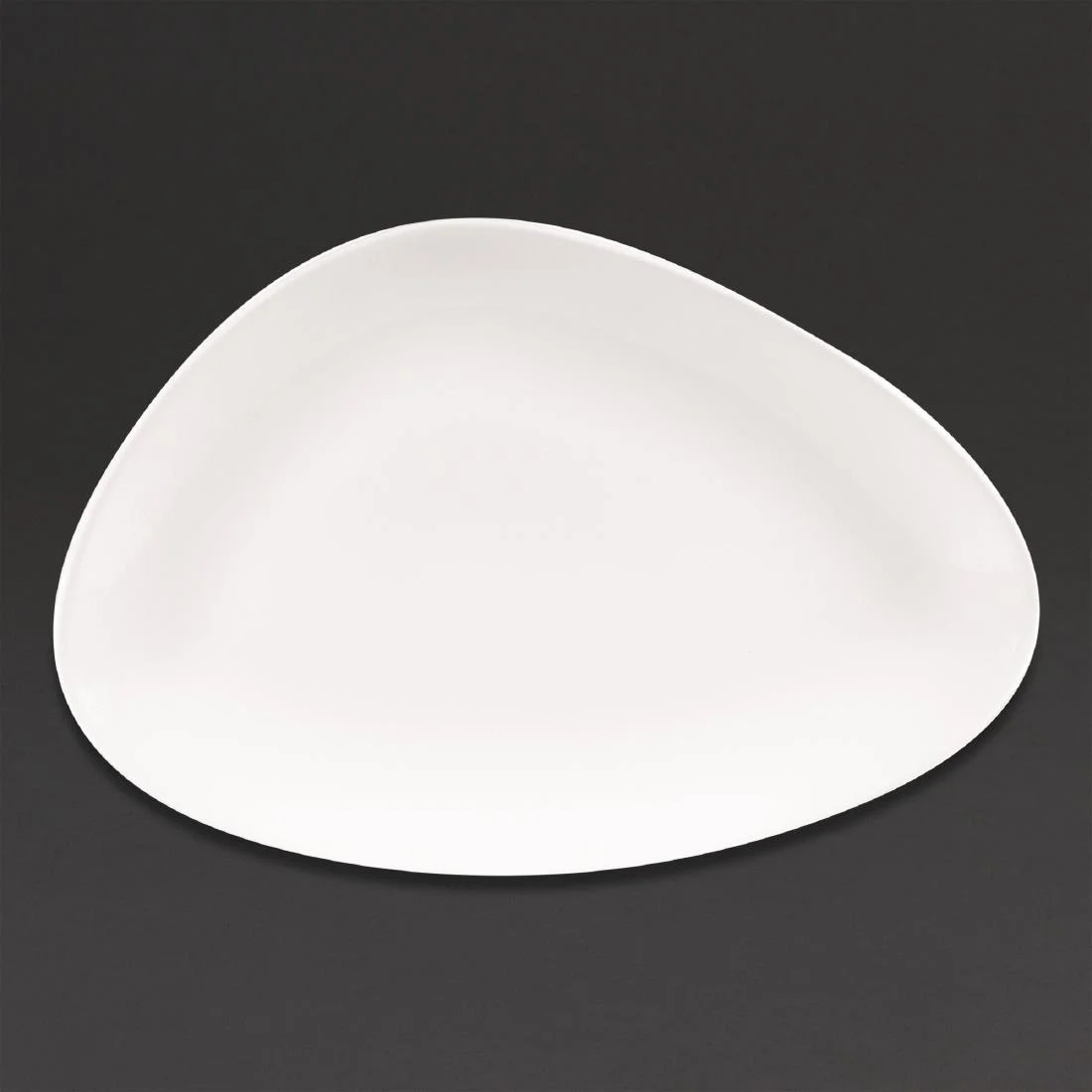 Churchill Lotus Triangular Plates White 300mm (6 Pack)