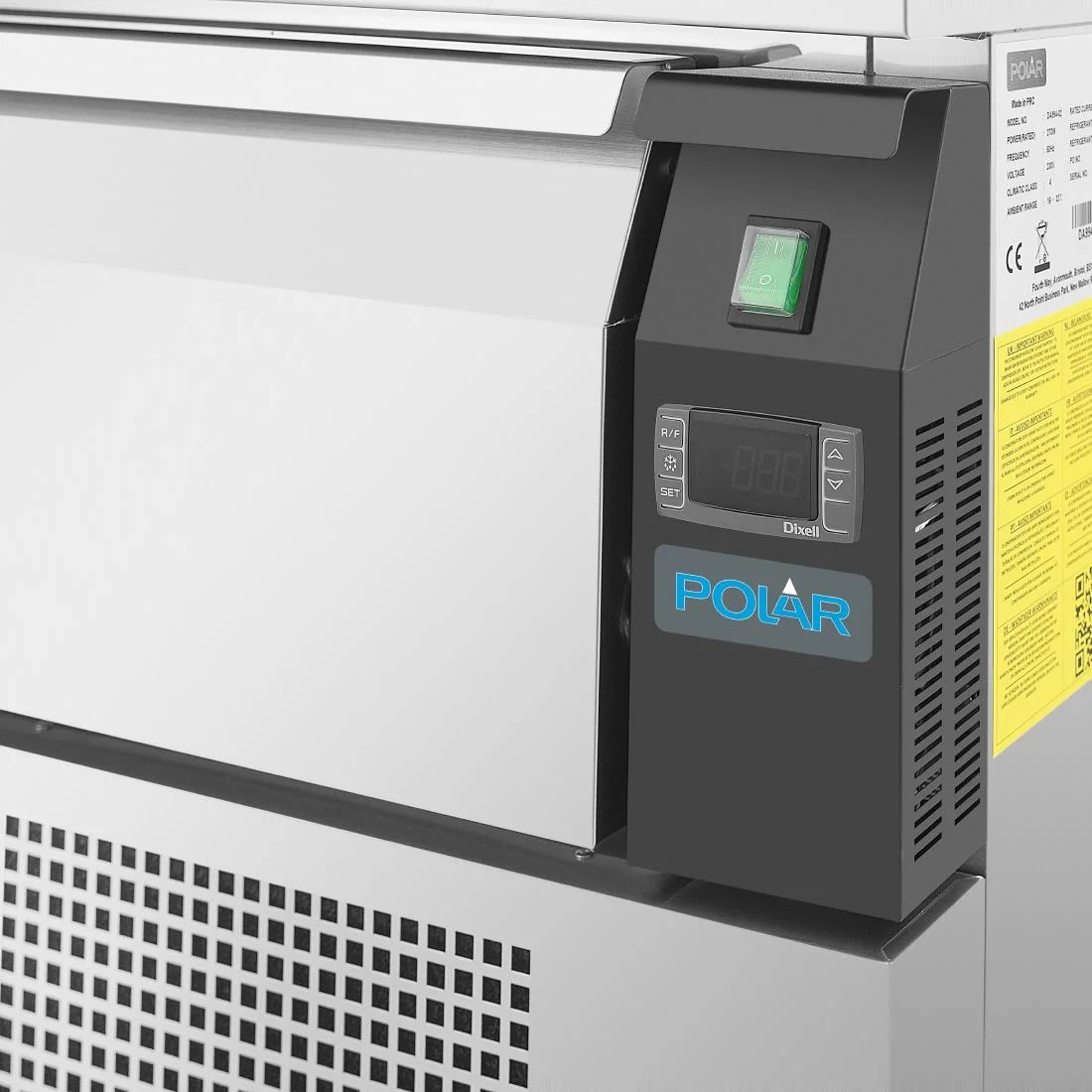 Polar U-Series Double Drawer Dual Temperature Counter Fridge Freezer 4xGN - Image 5
