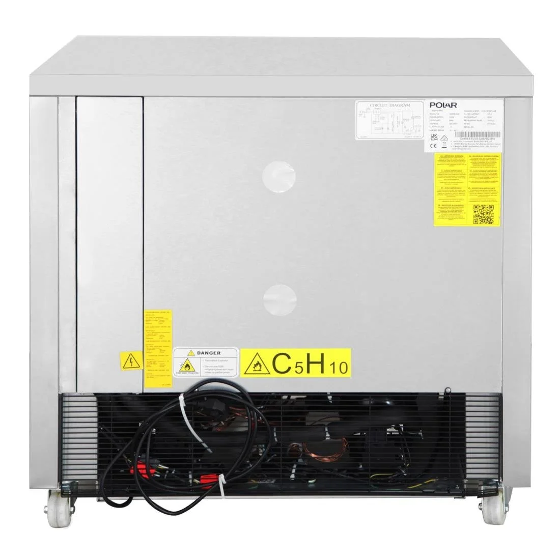 Polar U-Series Double Drawer Dual Temperature Counter Fridge Freezer 4xGN - Image 8