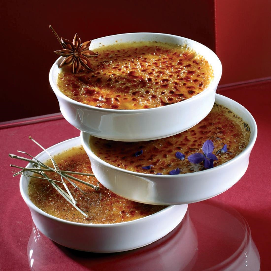 Revol Alexandrie Creme Brulee Dishes 140mm