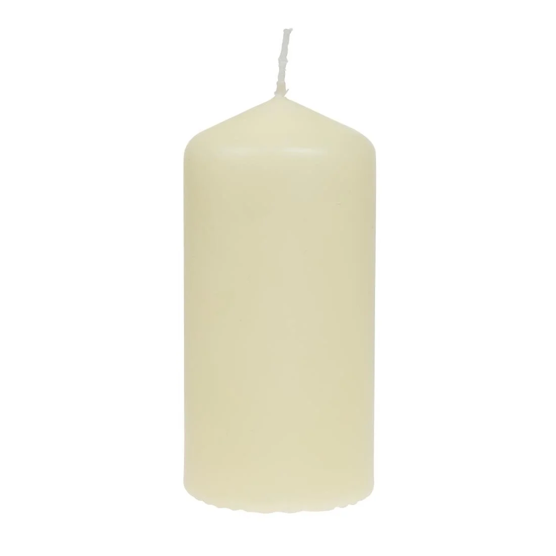 Bolsius Tall Pillar Candles Ivory 120mm (12 Pack)