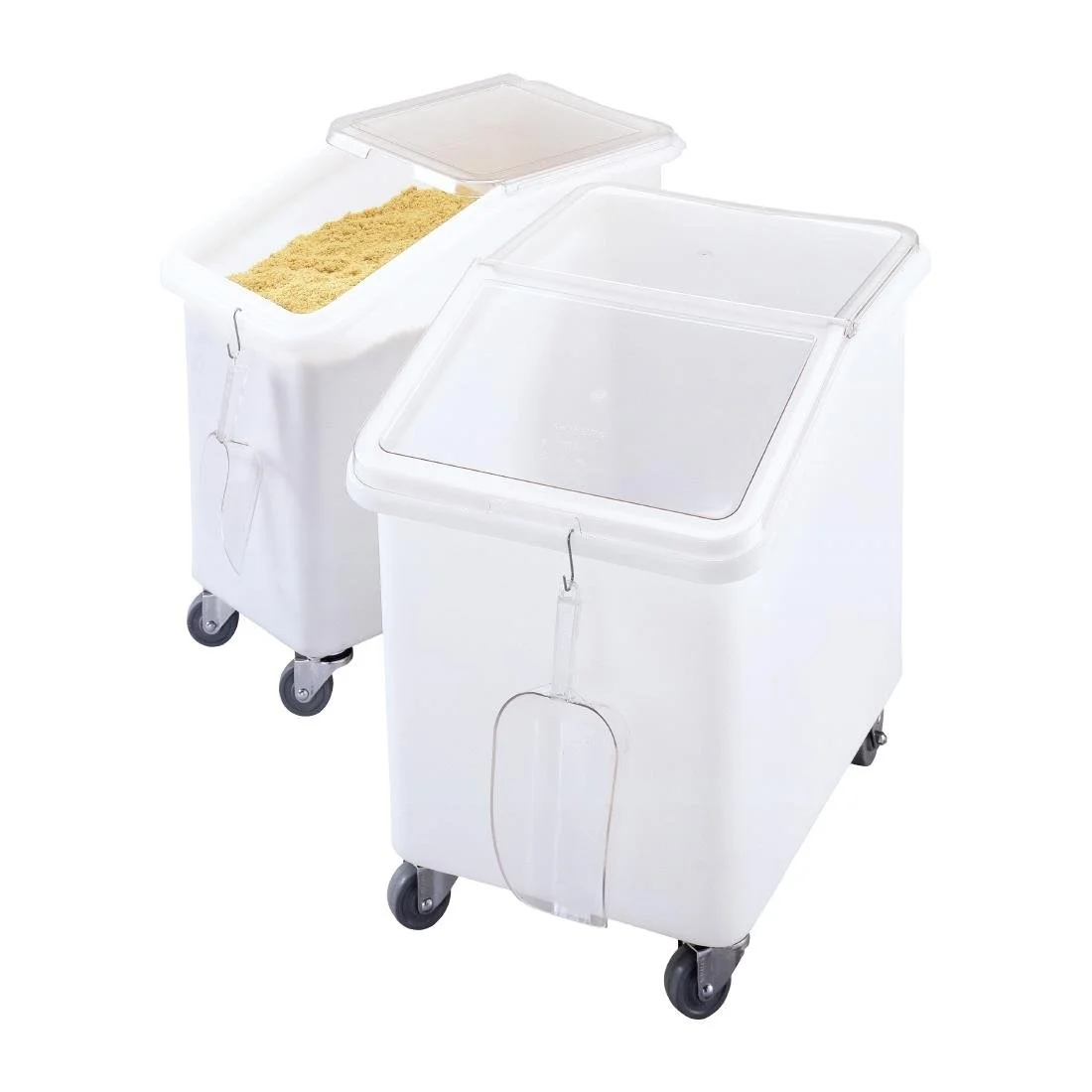 Cambro Mobile Ingredient Bin White 140Ltr - Image 2