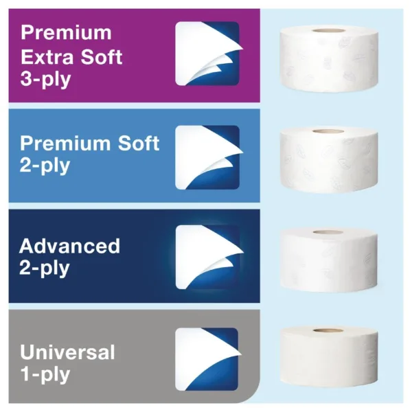Tork Mini Jumbo Toilet Roll Dispenser White