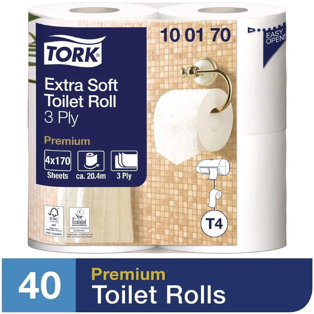 Tork Extra Soft Premium Toilet Rolls (36 Pack) - Image 2