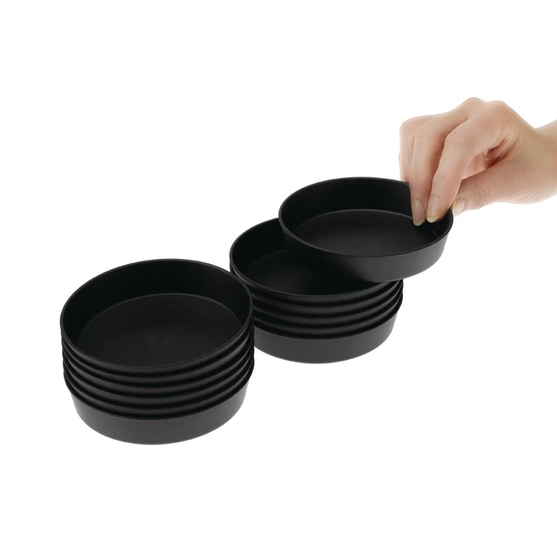 Matfer Bourgeat Exoglass Quiche Moulds 100mm (12 Pack) - Image 2