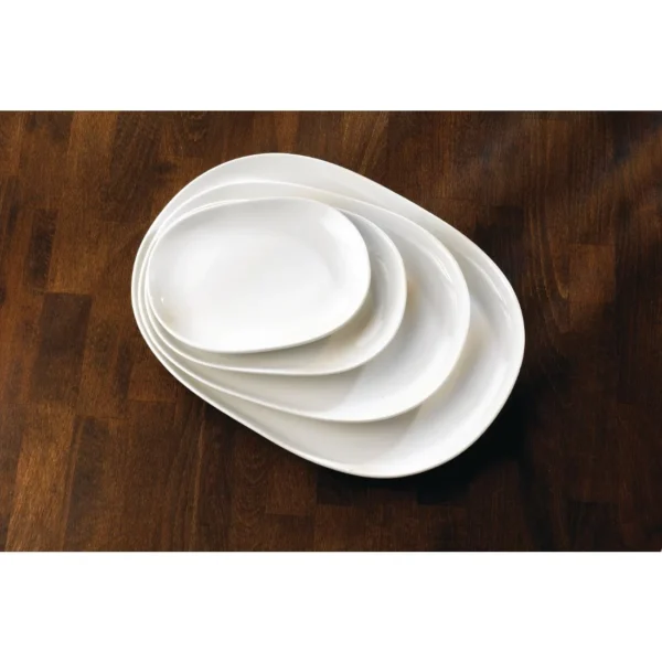 Churchill Alchemy Moonstone Oval Plates 225mm