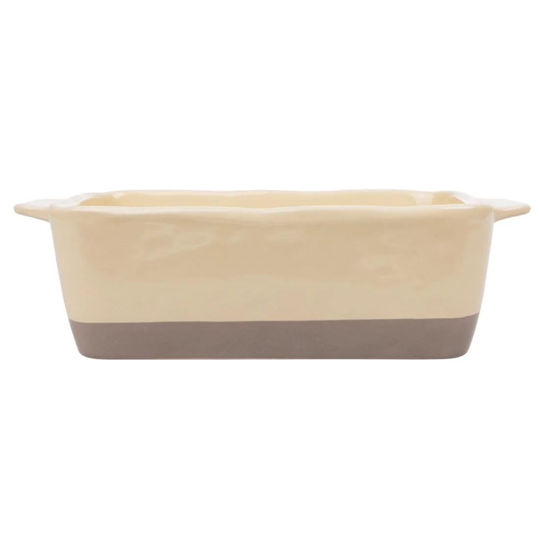 Olympia Cream And Taupe Ceramic Roasting Dish ⅓GN - Image 5