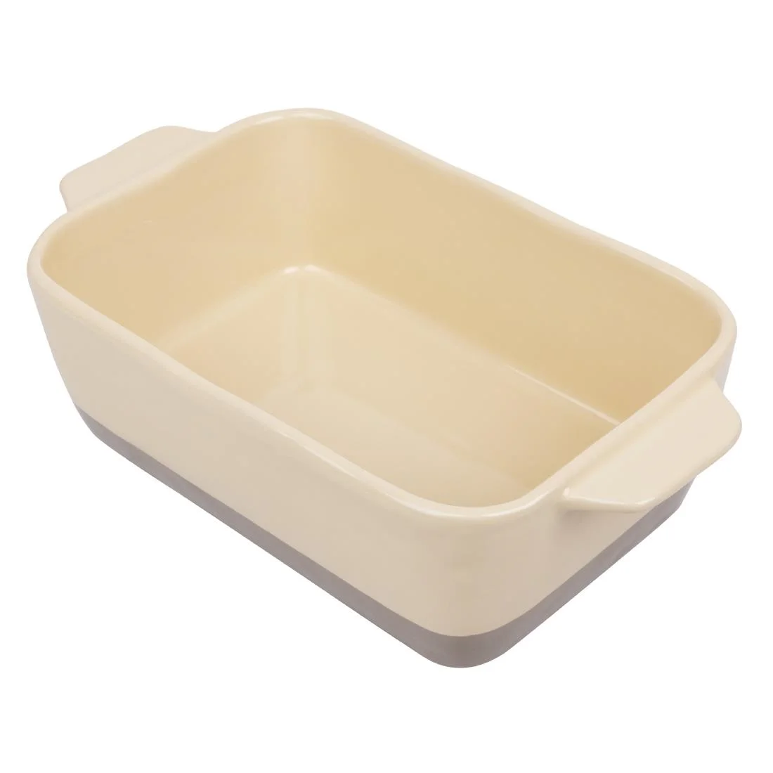 Olympia Cream And Taupe Ceramic Roasting Dish ⅓GN - Image 7