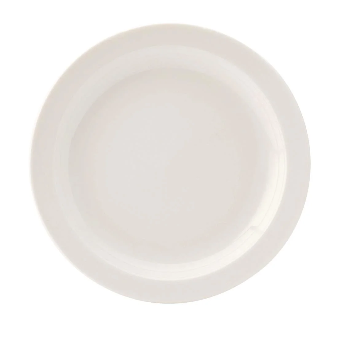Utopia Pure White Narrow Rim Plates 167mm (36 Pack)