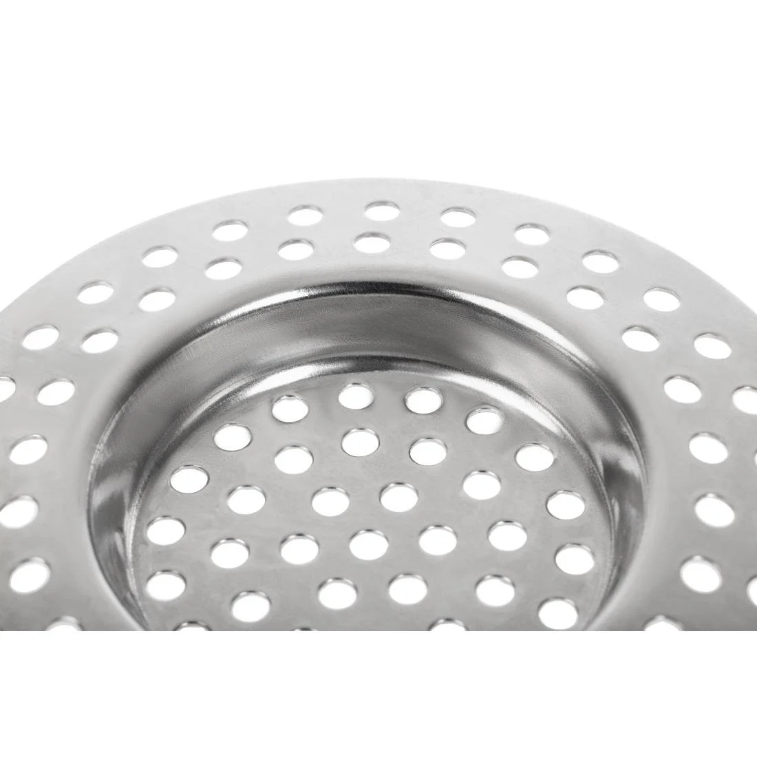 KitchenCraft Stainless Steel Large Hole Sink Strainer 75mm - Image 3