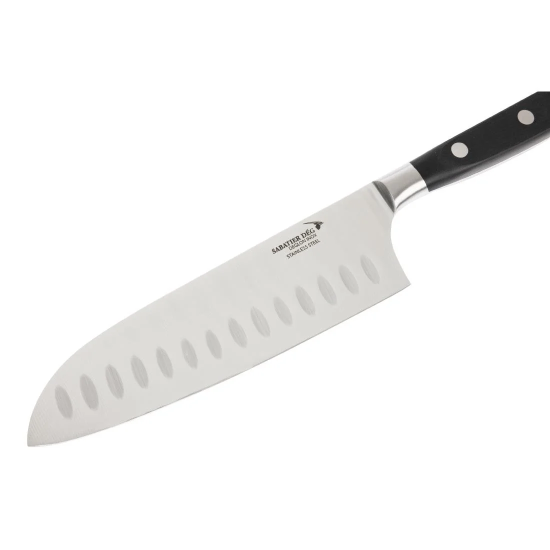 Deglon Sabatier Santoku Knife Black 18.3cm - Image 3