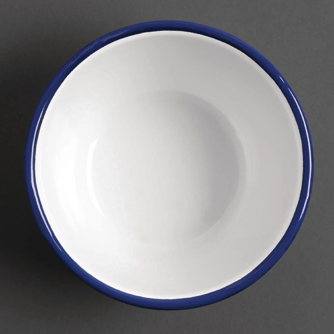 Olympia Enamel Pudding Bowls 155mm - Image 3