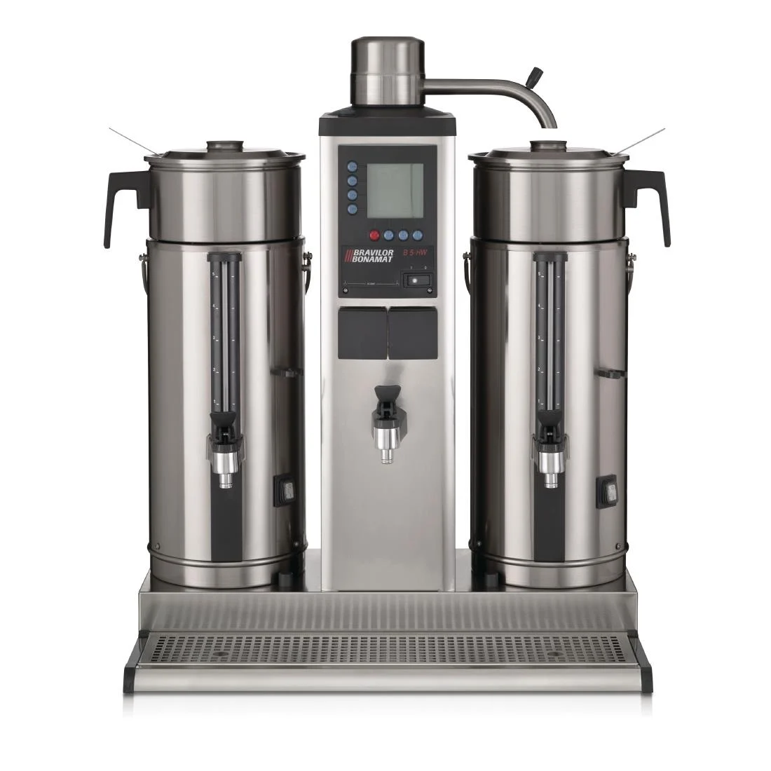 Bravilor B5 HW Bulk Coffee Brewer with 2x5Ltr Coffee Urns and Hot Water Tap Three Phase