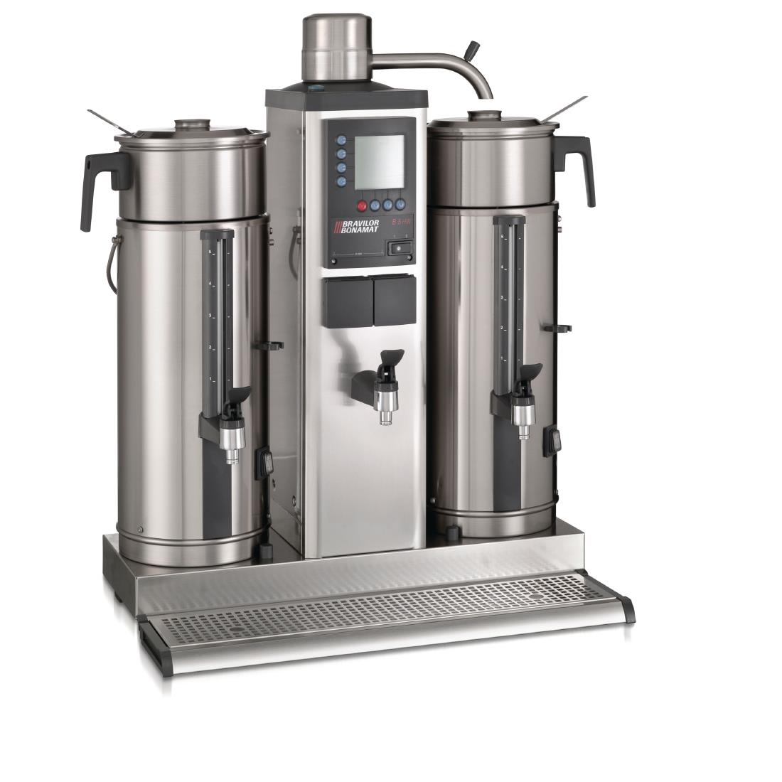 Bravilor B5 HW Bulk Coffee Brewer with 2x5Ltr Coffee Urns and Hot Water Tap Single Phase