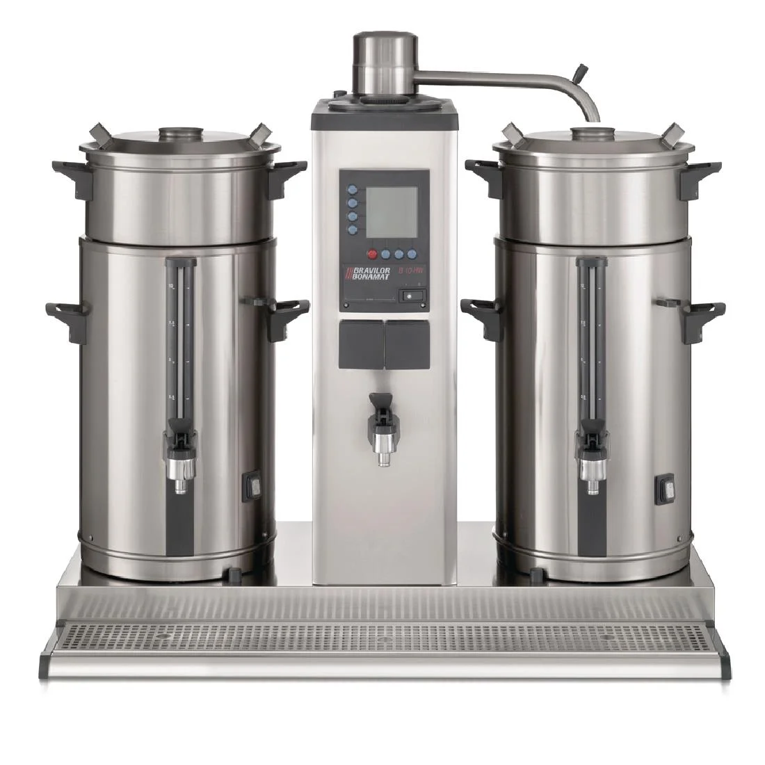 Bravilor B10 HW Bulk Coffee Brewer with 2x10Ltr Coffee Urns and Hot Water Tap 3 Phase