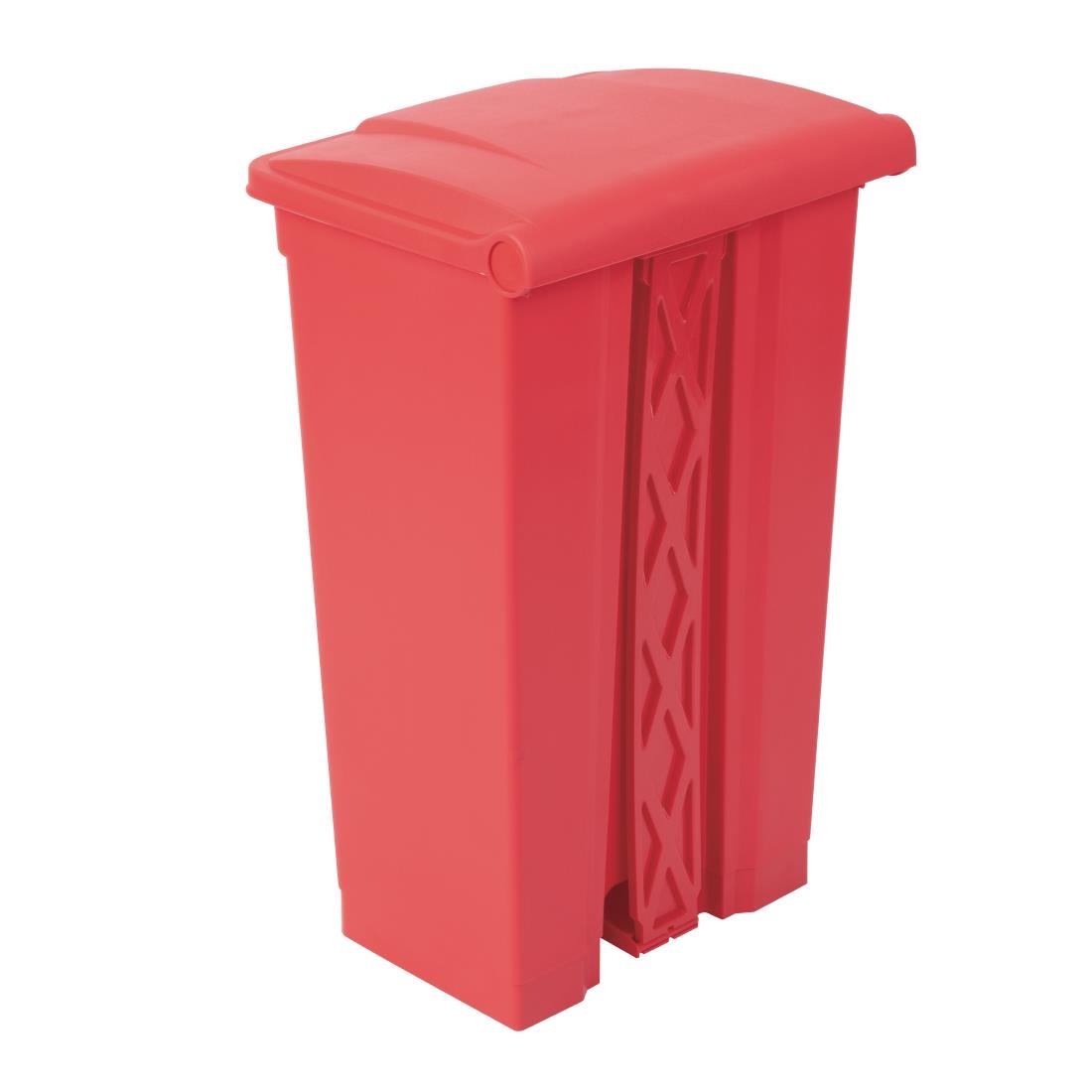 Jantex Kitchen Pedal Bin Red 87Ltr
